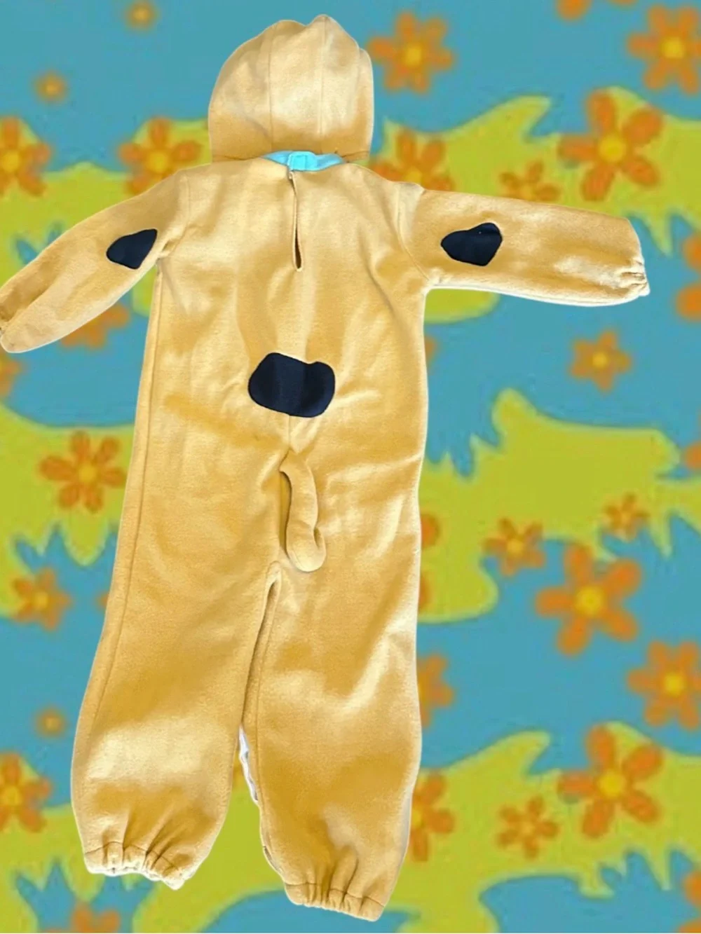 Scooby-Doo 3T/4T Toddler Cartoon Character Dress Up Jumpsuit Costume Headpiece - Picture 2 of 5